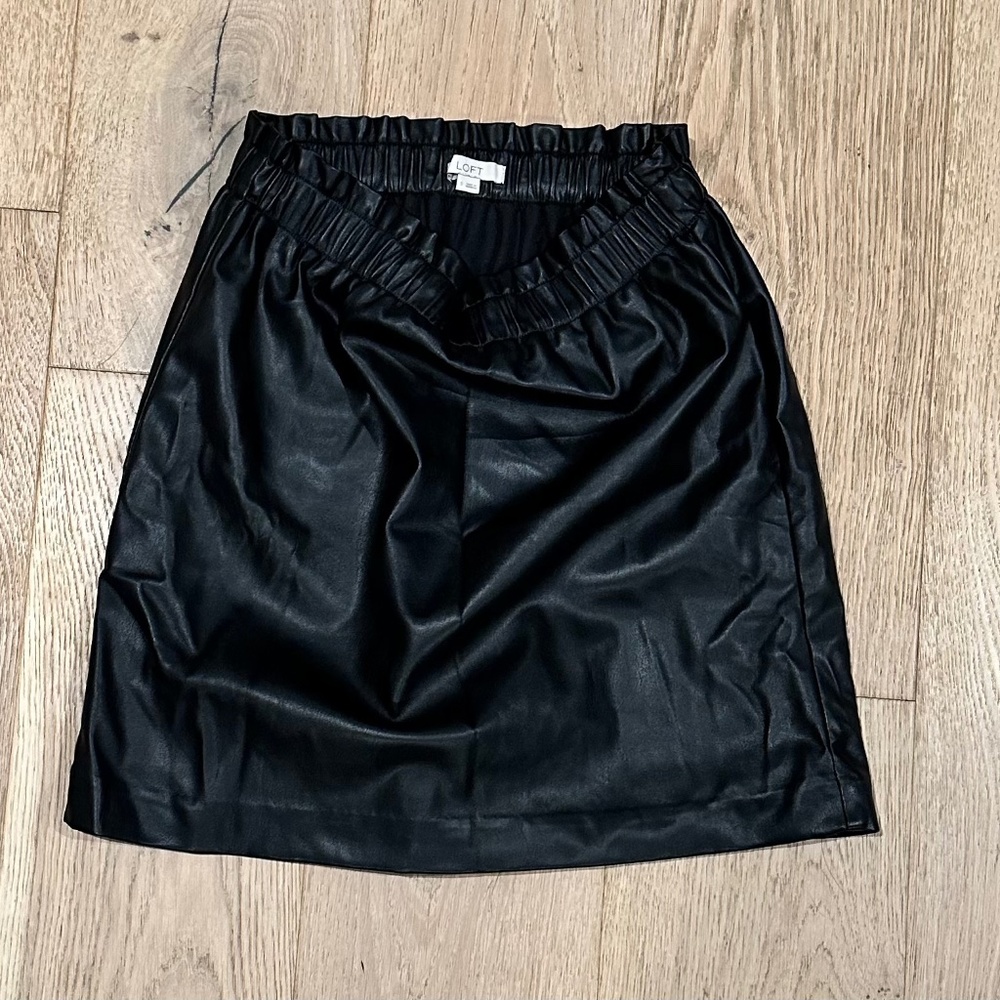 Loft Leather Skirt